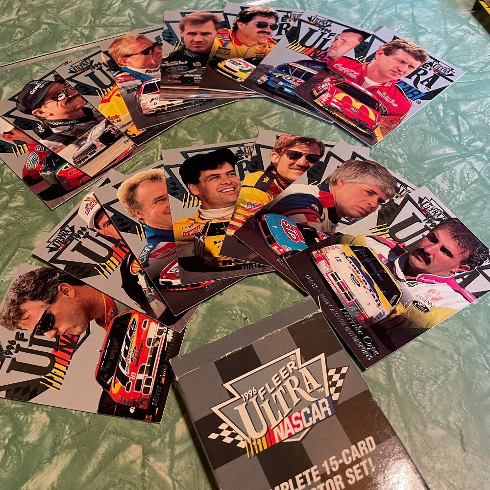 *♪ Vintage USA 1996 Ultra Fleer NASCAR Card Lot of 15 PCS  *♪
